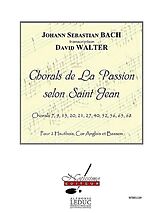 Johann Sebastian Bach Notenblätter Chorals de La Passion selon Saint Jean