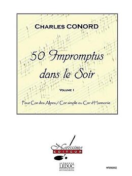 Charles Conord Notenblätter 50 Impromptus dans le Soir vol.1 (nos.1-10)