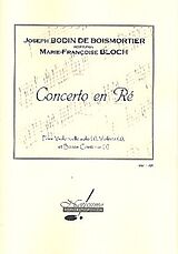 Joseph Bodin de Boismortier Notenblätter Concerto eb ré majeur
