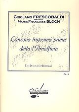 Girolamo Alessandro Frescobaldi Notenblätter Canzona trigesima prima detta lArnolfinia
