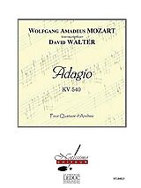Wolfgang Amadeus Mozart Notenblätter Adagio KV540