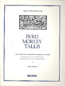  Notenblätter Byrd Morley Tallis 3-stimmige