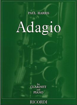 Paul Harris Notenblätter Adagio for clarinet and piano