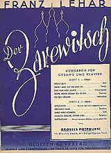 Franz Lehár Notenblätter Der Zarewitsch - Grosses Potpourri