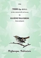 Eugène Walckiers Notenblätter Trio op.12,1