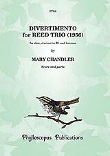 Mary Chandler Notenblätter Divertimento for oboe, clarinet and bassoon