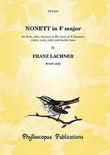 Franz Paul Lachner Notenblätter Nonett in F major (1857)