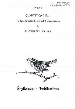 Eugène Walckiers Notenblätter Quartet op.7,1
