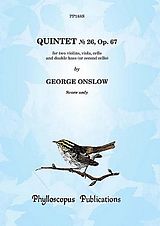 George Onslow Notenblätter Quintet no.26 op.67