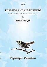 Ayser Vancin Notenblätter Prelude and Allegretto for 4 oboes