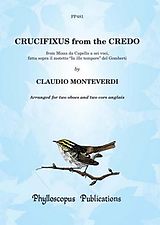 Claudio Monteverdi Notenblätter Crucifixus from the Credo