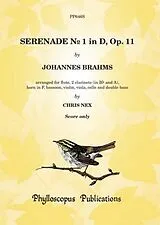 Johannes Brahms Notenblätter Serenade d major no.1 op.11