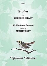 Georges Gillet Notenblätter 25 Studies for bassoon