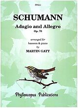 Robert Schumann Notenblätter Adagio and Allegro op.70