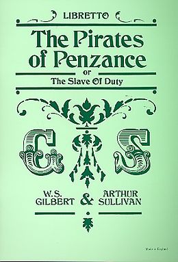 Arthur Seymour Sullivan Notenblätter The Pirates of Penzance