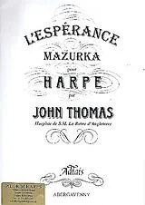 John Thomas Notenblätter LEspérance pour harpe