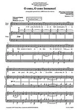  Notenblätter O come O come Immanuel