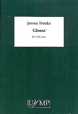 James Weeks Notenblätter Glossa