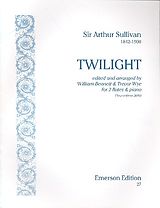 Arthur Seymour Sullivan Notenblätter Twilight for 2 flutes and piano
