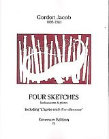 Gordon Percival Septimus Jacob Notenblätter 4 Sketches