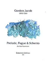 Gordon Percival Septimus Jacob Notenblätter Prelude, fugue and scherzo
