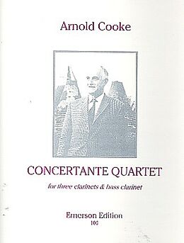 Arnold Cooke Notenblätter Concertante Quartet for