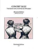 Ernesto Köhler Notenblätter Concert Duet Variations