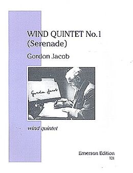 Gordon Percival Septimus Jacob Notenblätter Wind Quintet no.1