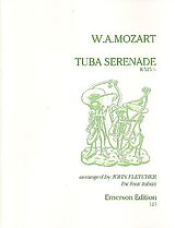 Wolfgang Amadeus Mozart Notenblätter Tuba Serenade