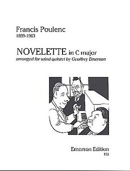 Francis Poulenc Notenblätter Novelette C major