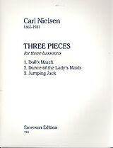 Carl Nielsen Notenblätter 3 Pieces