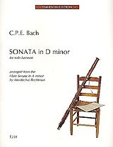 Carl Philipp Emanuel Bach Notenblätter Sonata d minor