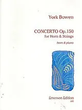 Edwin York Bowen Notenblätter Concerto op.150