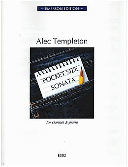 Alec Templeton Notenblätter Pocket Size Sonata for clarinet and piano