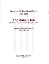 Johann Sebastian Bach Notenblätter The Italian Job for 4 bassoons
