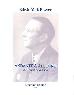 Edwin York Bowen Notenblätter Andante and Allegro for 2 trumpets