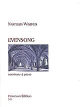 Norman Warren Notenblätter Evensong for trombone and piano