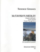  Notenblätter McTavishs Medleyfor 4 saxophones