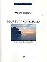 Marion Holland Notenblätter 4 Evening Pictures for flute, oboe