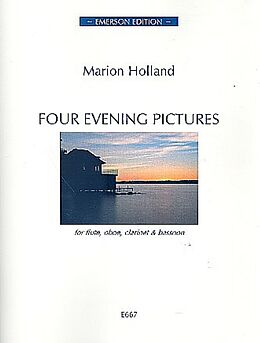 Marion Holland Notenblätter 4 Evening Pictures for flute, oboe