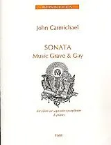 John Carmichael Notenblätter Sonata Music grave and gay