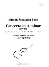 Johann Sebastian Bach Notenblätter Concerto in A minor BWV593