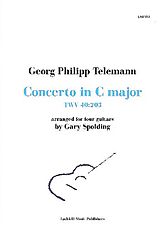 Georg Philipp Telemann Notenblätter Concerto in C Major TWV40-203