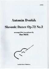 Antonin Leopold Dvorak Notenblätter Slavonic Dance op.72,2