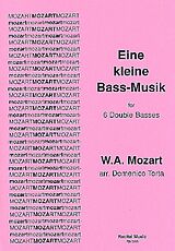 Wolfgang Amadeus Mozart Notenblätter Eine kleine Bass-Musik