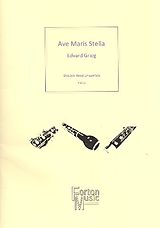 Edvard Hagerup Grieg Notenblätter Ave maris stella