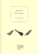 Joseph Gabriel Rheinberger Notenblätter Abendlied op.69,3
