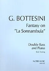 Giovanni Bottesini Notenblätter Fantasy on La Sonnambula in A Major