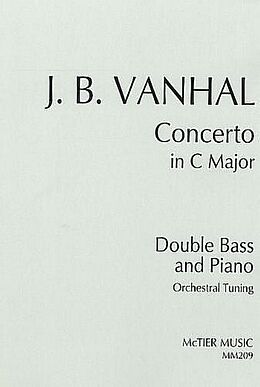 Johann Baptist (Krtitel) Vanhal Notenblätter Concerto c major