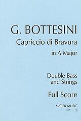 Giovanni Bottesini Notenblätter Capriccio di Bravura in A Major